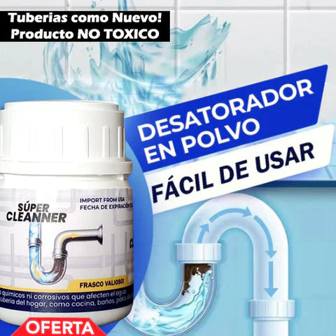 DESATORADOR EN POLVO PARA TUBERIAS